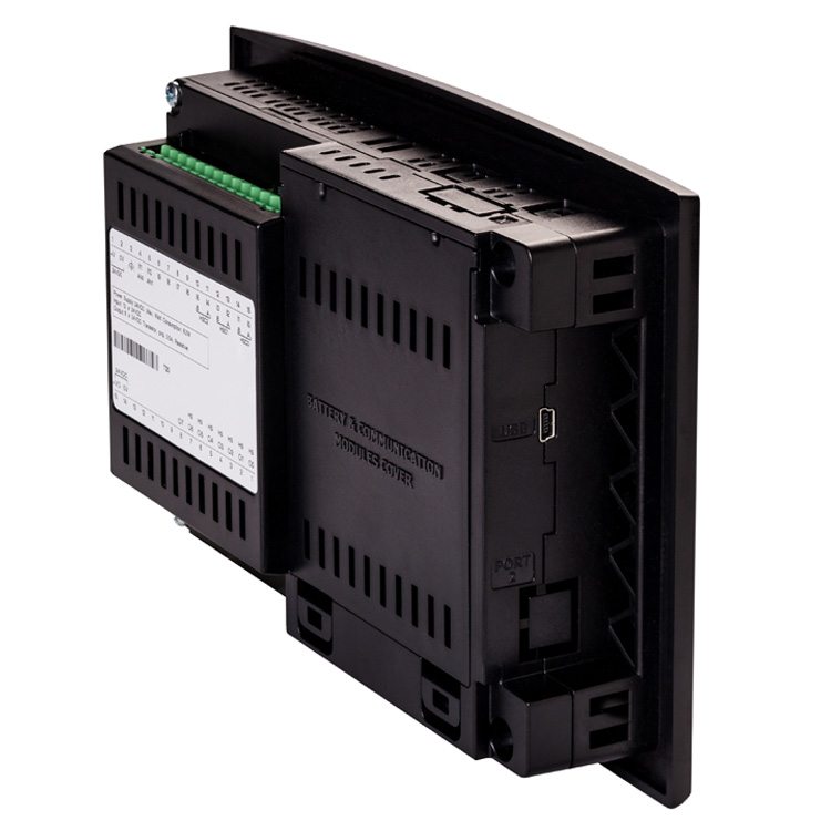 SM70-J-TA22 PLC+HMI Samba con pantalla táctil de 7″, 12 entradas digitales, incluyendo 1 entrada HSC/codificador de eje, 2 entradas analógicas, 2 entradas PT100/TC, 8 salidas transistor, 2 salidas analógicas
