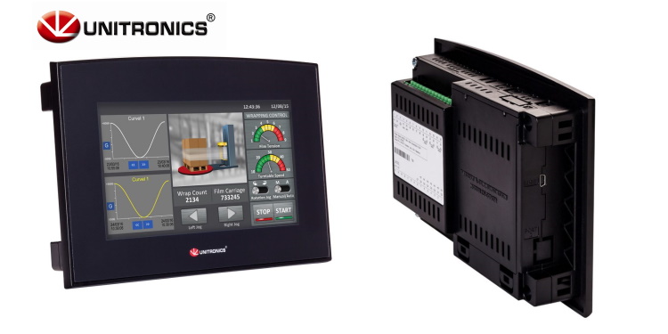 SM70-J-TA22 PLC+HMI Samba con pantalla táctil de 7″, 12 entradas digitales, incluyendo 1 entrada HSC/codificador de eje, 2 entradas analógicas, 2 entradas PT100/TC, 8 salidas transistor, 2 salidas analógicas