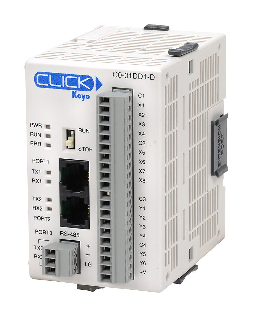 Micro PLC CLICK estándar de 8 entradas digitales y 6 salidas digita