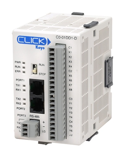 [C0-01DD1-D] Micro PLC CLICK estándar de 8 entradas digitales y 6 salidas digita